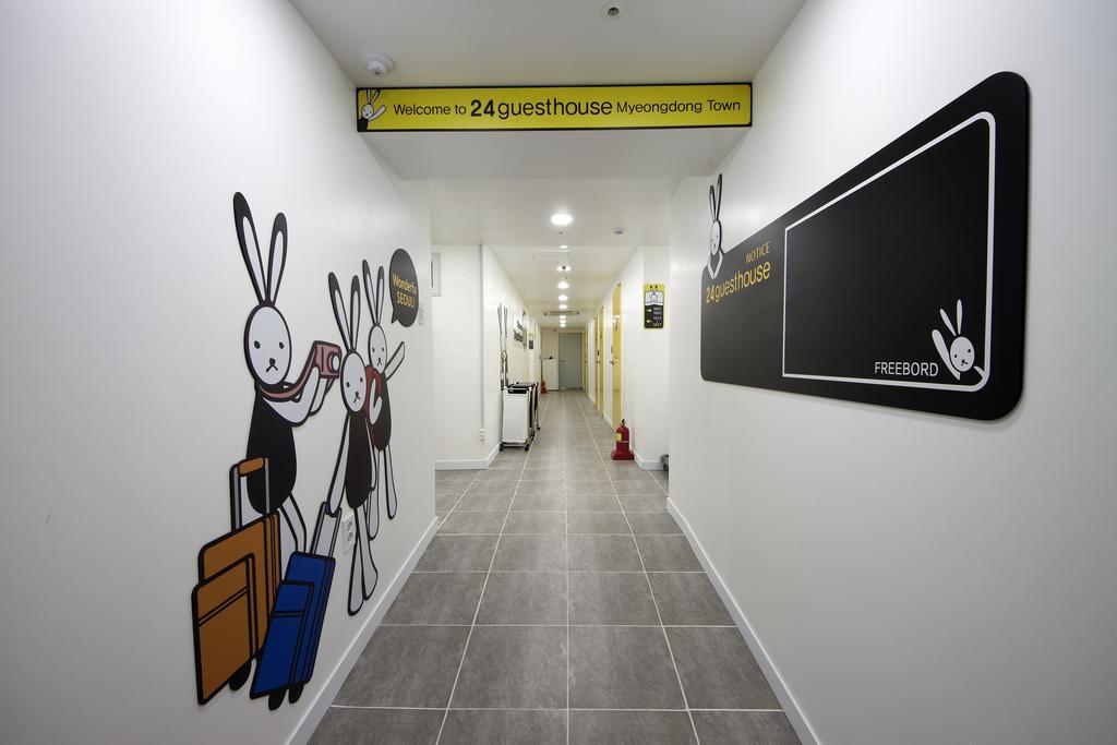 24 Guesthouse Myeongdong Town Seul Zewnętrze zdjęcie